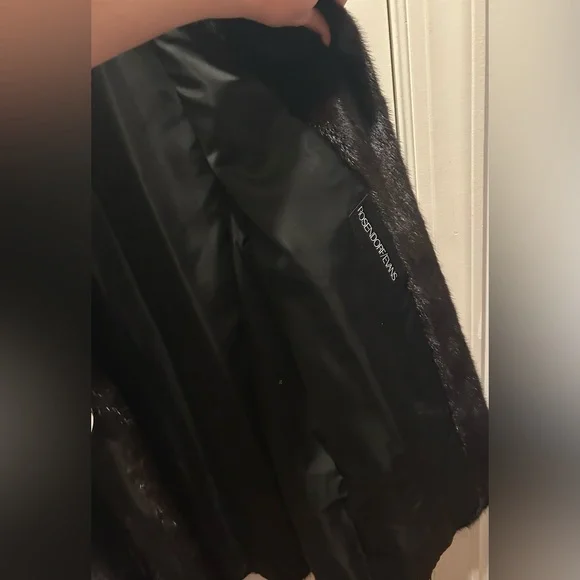 ADOLFO Mink Fur Coat Womens size 12 NEW - Picture 9 of 16